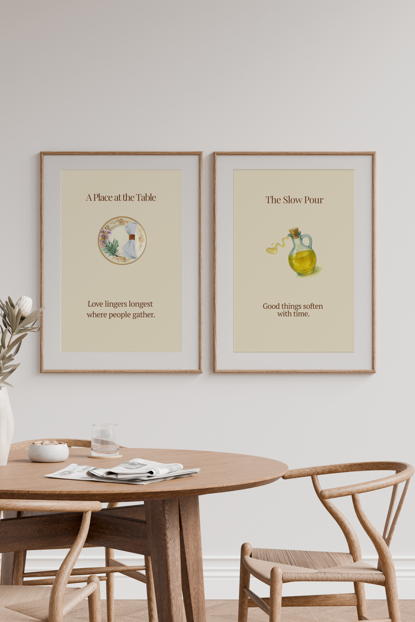 The Slow Pour | Kitchen Wall Art Digital Art Edition