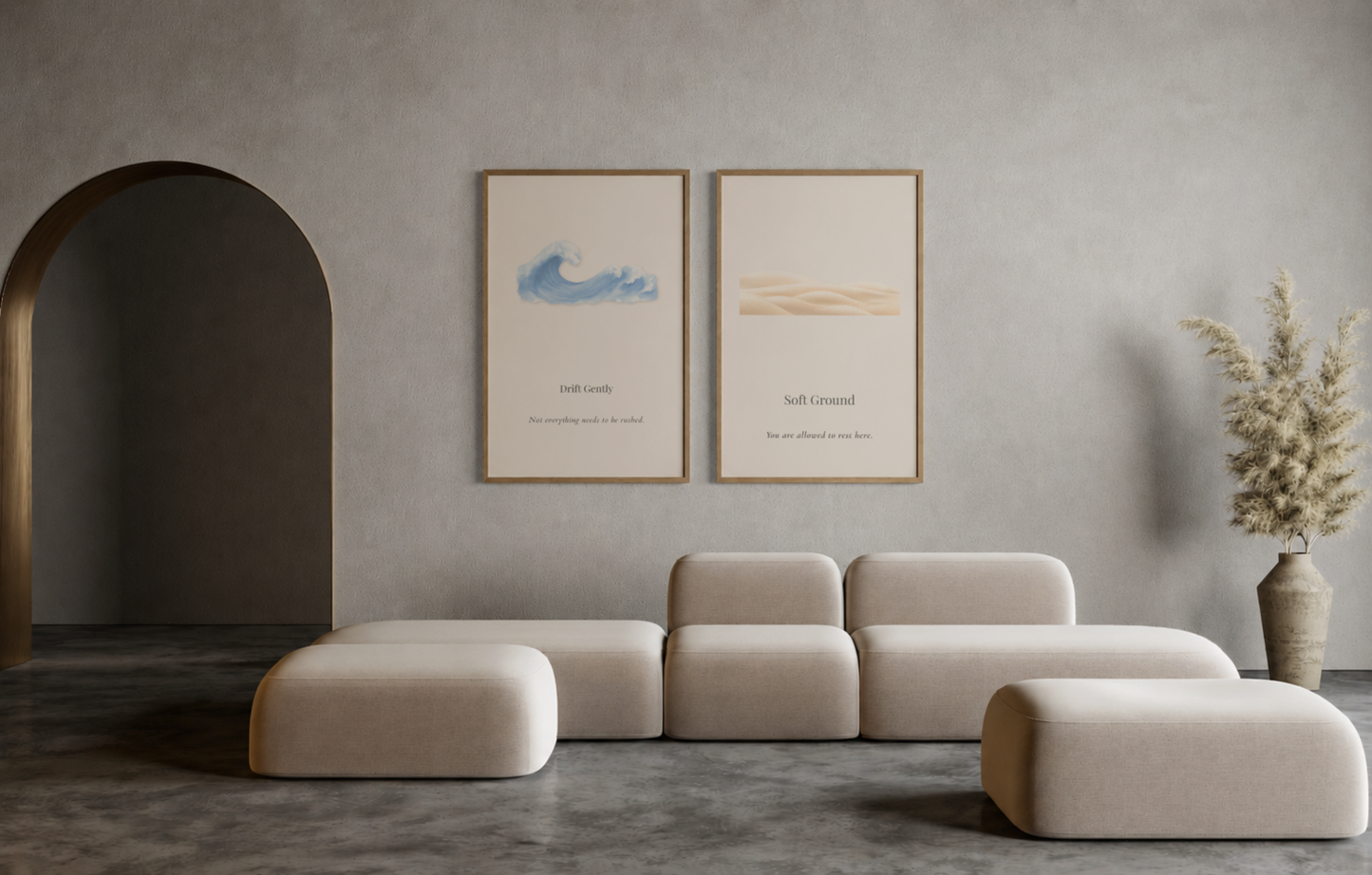 Soft Ground | Coastal Minimalist Wall Art