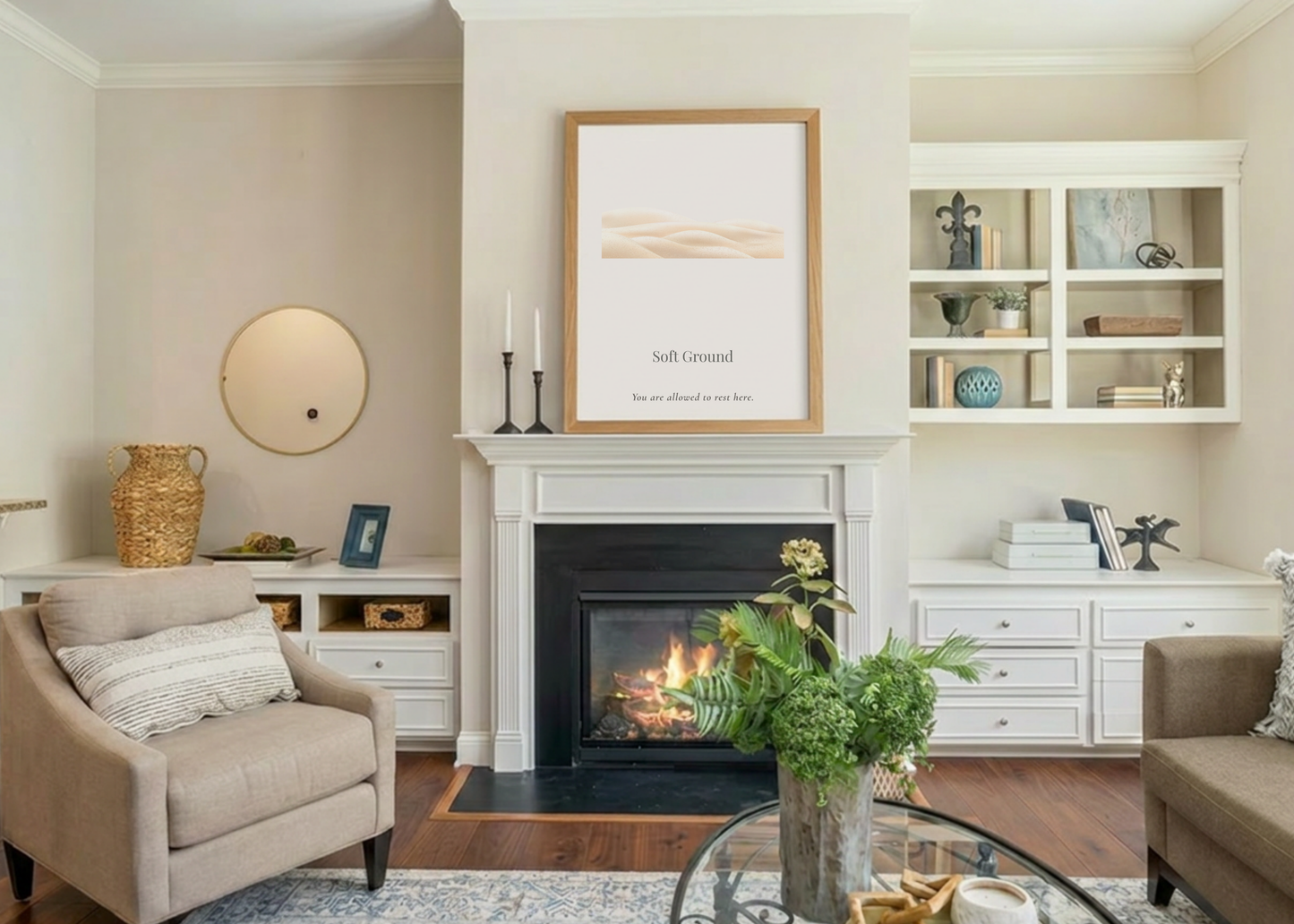 Soft Ground | Coastal Minimalist Wall Art