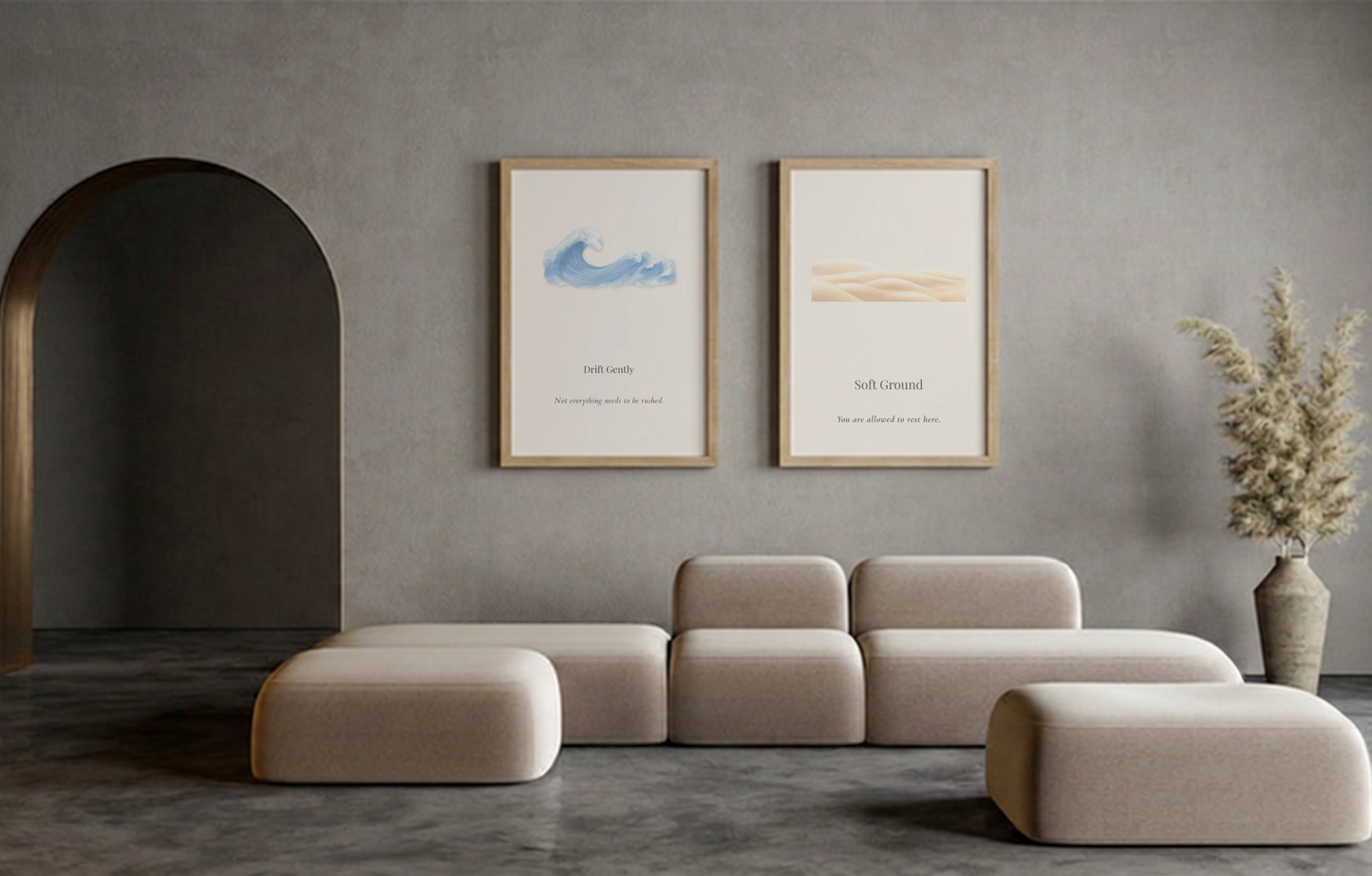 Soft Ground | Coastal Minimalist Wall Art