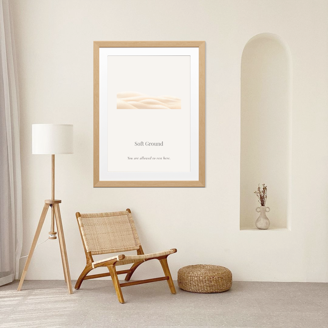 Soft Ground | Coastal Minimalist Wall Art